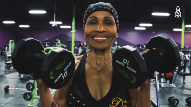 80-year old weightlifter