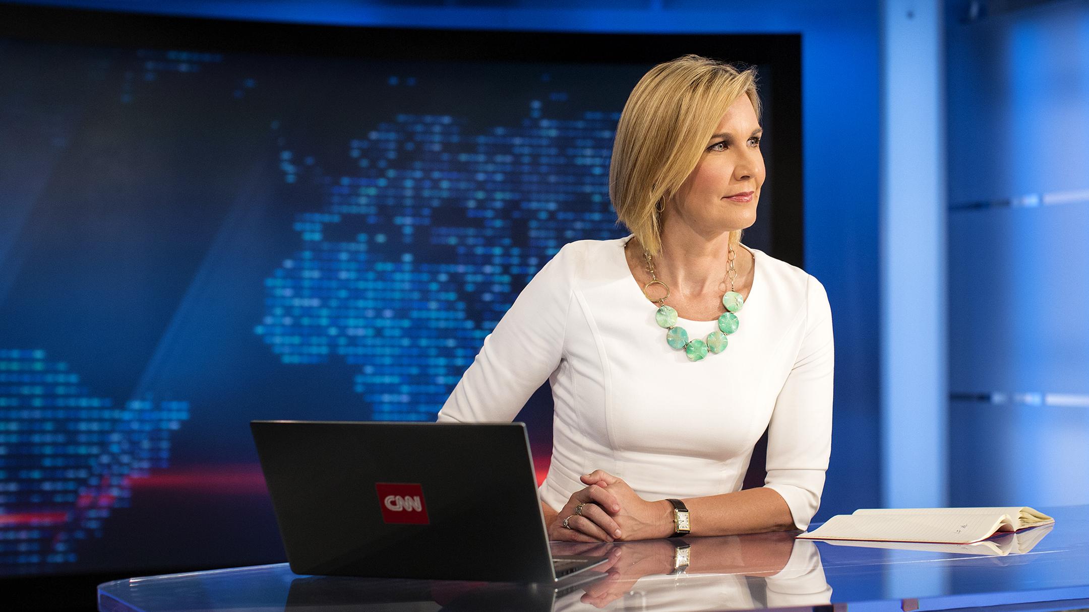 CNN presenter in studio