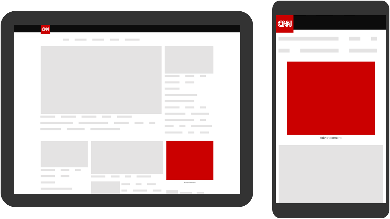 Specifications for digital advertising