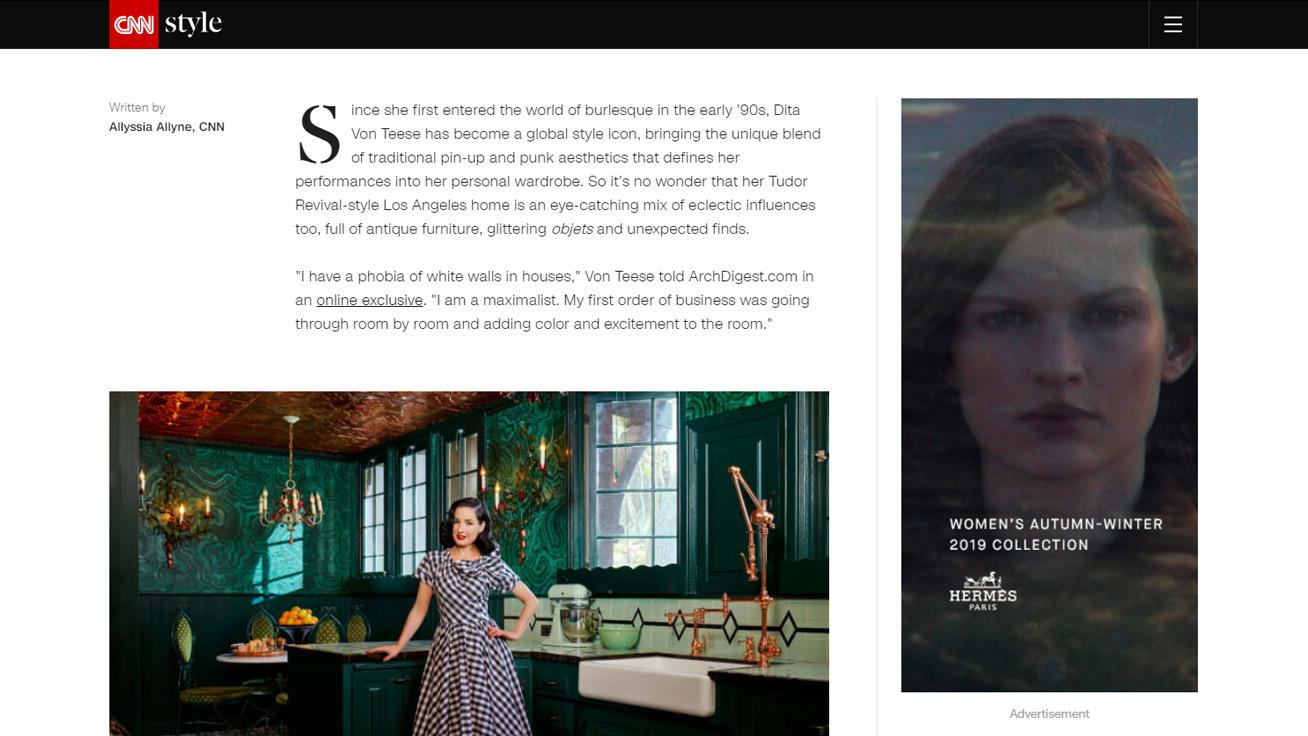 Hermès editorial sponsorship