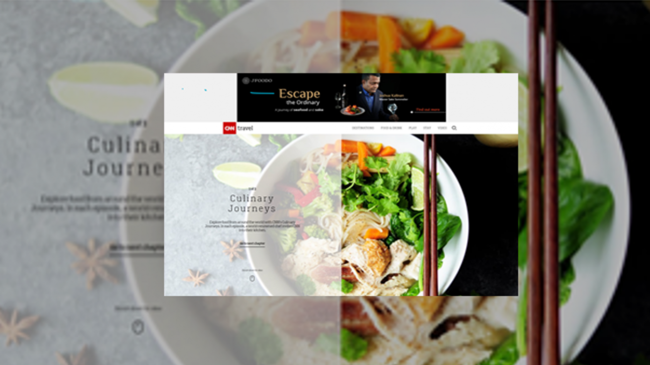 Culinary Journeys Digital Sponsorship